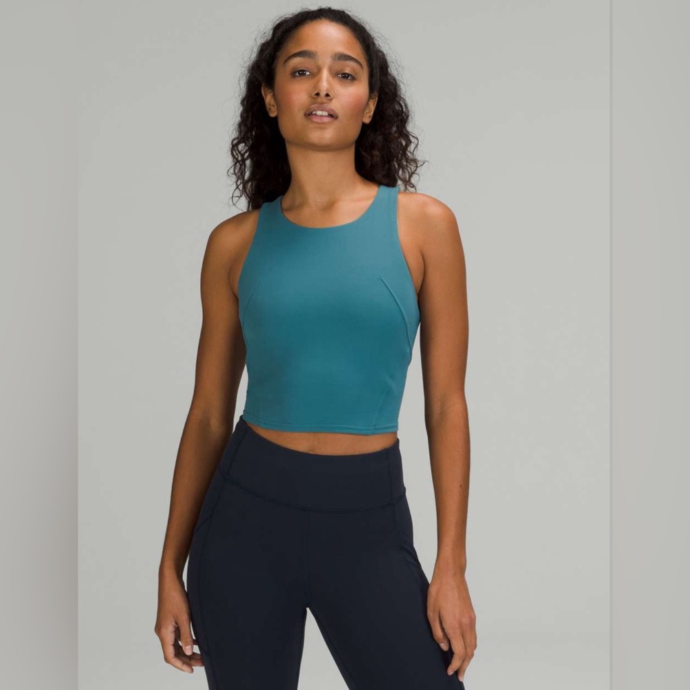 Lululemon Invigorate Training Tank Top - Color is Capture Blue - Size 6